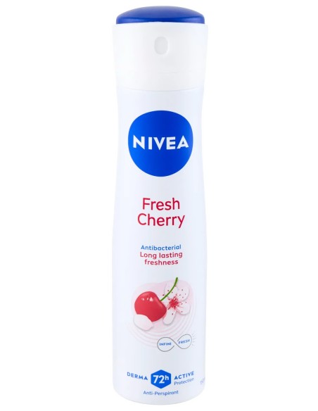 Nivea Deodorante Spray - 150ml - Fresh Cherry - 72h - Antibatterico